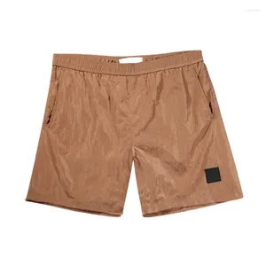 Shorts masculinos masculino de camiseta esportiva de roupas esportivas bordas bordadas roupas de rua casual camisa de pólo de verão respirável ao ar livre