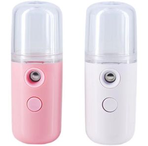 30 ml USB do ładowania przenośnego sprayu na twarz nano Mister Facial Parowanie nawilżające skórę Nebulizator narzędzia do pielęgnacji twarzy Beauty6201510