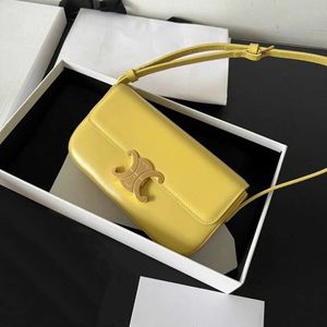 High end Designer bags for women Celli Method Stick Underarm Bag for Women Summer Genuine Leather Tofu Bag Single Shoulder Bag original 1:1 with real logo and box