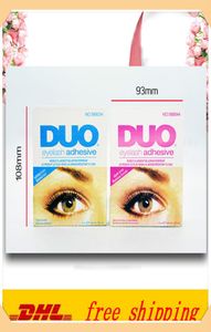 Duo Eye Lash Kleber Schwarz weißes Make -up Klebstoff wasserdichte falsche Wimpern Klebstoffe Kleber weiß und schwarz verfügbar DHL2638194