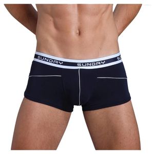 Underpants Sexy Gay biancheria da uomo comodo pugile comode mutandine cortometrali