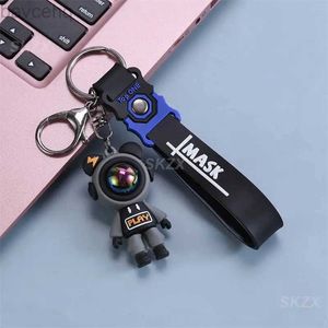 Клажанки Lanyards Bear Multifunction Multifunction Multifucty Warnhome Warnship Cartoon Cartoon Styly Key Accessories Car Key Pendant D240417