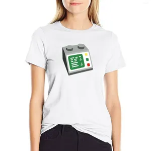 Women's Polos Toy Brick Computer Console T-Shirt T-shirts For Women Pack Tight Shirts Woman Clothing
