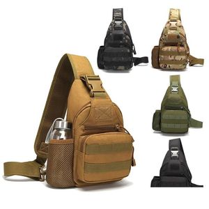 Sportsäcke Outdoor Sport Wanders Bag Shoder Pack Tarnung Taktische Molle Chest Nr. 11-117 Drop-Lieferausrüstung Rucksäcke OTK2p