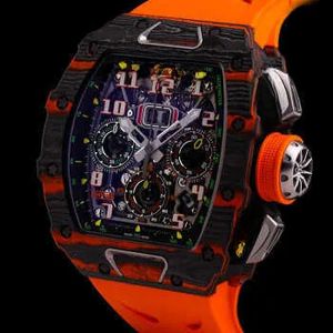 Orologi automatici meccanici Swiss Famosi orologi da polso orologio maschile RM 11-03 NTPT Orange Hbnc