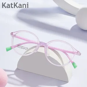 Sonnenbrillen Frames Katkani Tr Silicone Komfortable kreisförmige Sportgläser Rahmen für Jungen und Mädchen optische verschreibungspflichtige Kinder 7315