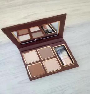 Novo contorno de cacau de maquiagem cinzelada com perfeição Contorno Highlighters Kit Bronzers Highlighters Epacket Ship5158893