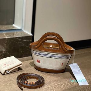 handle luxury weave Straw Raffias Bags Womens designer Shoulder basket Beach bag Crossbody travel tote handbag clutch