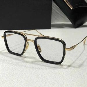 2024 Męskie Pilot Pilot Square Damskie okulary przeciwsłoneczne projektant mody Gold Frame UV400 Gradient LXN-EVO DITA 3IQN