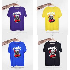 Men's T-shirts 2021 Arrival Mens T Shirt Boxing Cat Cartoon Summer 3D Printed Short Sleeve Tees 12 Colors Unisex Couple Clothing ees