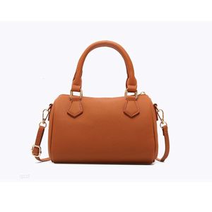 Bucket Shape Lady Fashion Girls Shoulder Bag Unique Purse Pu Leather Vintage Retro Women Tote Handbag