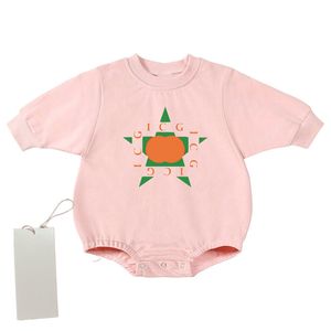 6 colori designer di lusso neonato da bambina ramers vestiti per neonati lettere lettere lettere stampa a maniche corte lunghe tute tute tuttonate tute tute top