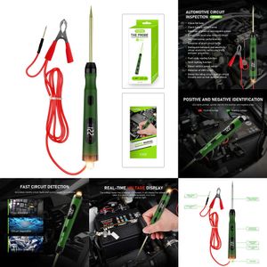 New 5V-30V Digital Display Electrical Probe Car Maintenance Circuit Tester Lamp Voltage Test Pen