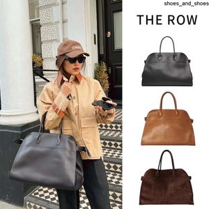 The Row Margaux15 Terrasse Totes Designer Bags Margaux 17 Real Leather Cross Body Shoulder Handbags Beach Lage Womens Mens Weekend Travel Shopping Bag