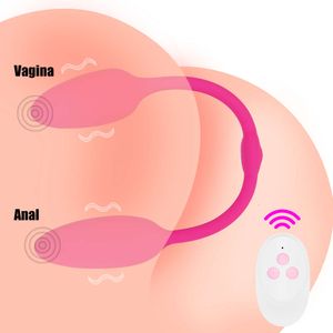 28 cm de comprimento duas bolas vaginais vibradores para mulheres clitóris de clitores de bico de bico anal plug plug fêmea calcinha de masturbadora sexy brinquedos sexy