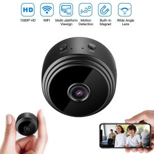 System Mini Camera Home Surveillance Camera Motion Detection Webcam for Home Car Indoor Outdoor Security