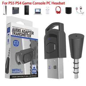 Adapter Wireless Game Audio Headphone Adapter Receiver for PS5 PS4 Game Console PC Headset Bluetoothcompatible Audio Transmitter