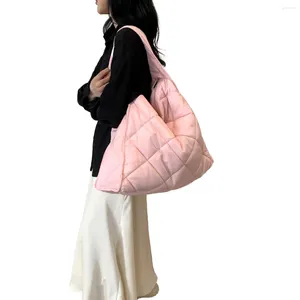 Totes Casual Large Hobos Tote Bag Designer Women Bager Torby Nylon Wyściełany Crossbody Big Puffer Shopper torebki 2024