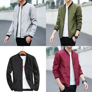 Großgröße 4xl Herren Frühlingssommerjacken lässig dünne männliche Windbrecher College Bomber Schwarz Windcheater Hommes Varsity Jacke