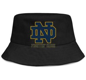 Fashion Notre Dame Fighting Irish Football Logo Unisex Foldable Buckte Hat Cool Оригинальный рыбак -пляжный козырьк продает боулер BL6524783