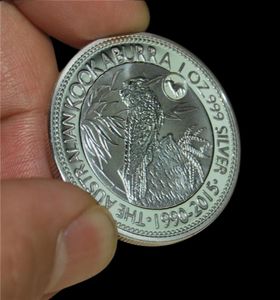 5pcslot2015 1 oz Kookaburra Silver Coin Goat Privy01232994647