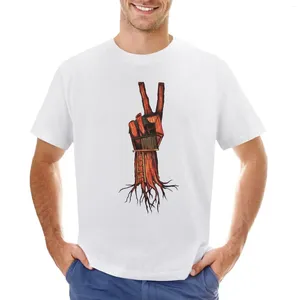 Männer polos Hambible bleiben Friedensbäume und Naturschutz T-Shirt Anime Schwarze Jungen Animal Print Summer Top-T-Shirts für Männer