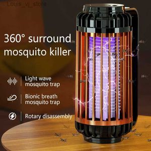 Mückenkillerlampen USB -Ladung UV Moskito Repellent Lampe Wandmontage Anti Electric Mosquito Repellent YQ240417