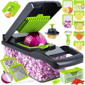 Multi-Functional Vegetable Cutter Household Potato Slicer Kitchen Radish Grater Slicer Kitchen Home Fruit Vegetable Tools 240415