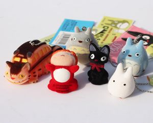 Hayao Miyazaki de Hayao Miyazaki filme meu vizinho Totoro Ponyo no Cliff Kikis Delivery Service Figura Toy Keychains6509978