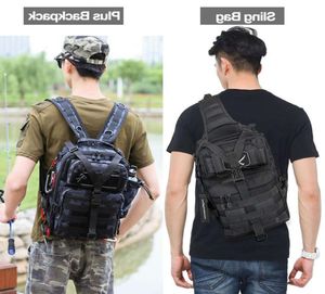 20L Taktik Saldırı Askeri Sling Ordusu Molle EDC Rucksack Açık Yürüyüş Kampı Avcılığı Sırt Çantası Çantası XA1A2293559