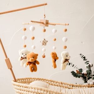 Baby Crib Mobiles Holzbett Bell geboren