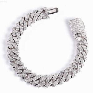 12mm 7/8/9inches Cuban Chain Bracelet Iced Out Micro Pave Miami Link Choker Necklace Hip Hop Jewelry