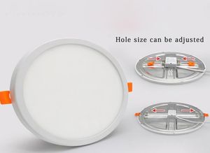 LED Panel Light Round Square Ultra Thin Downlight AC110V 220V 6W 8W 15W 20W LED Ceiling Recessed Light For Indoor Bathroom Illum8235752