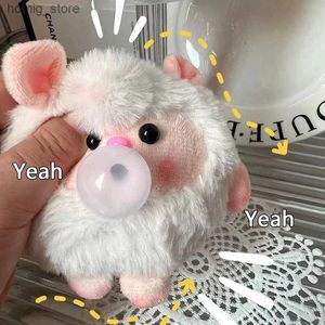 Pluxhchains Sheep Bubble Doll Pinch descompace o pingente Kawaii Cartoon Squeak DIY Creling Chain Accessories Kit Y240415