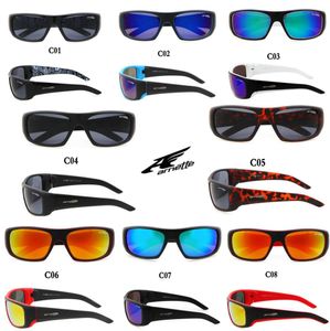 Varejo Eyewear Arnette 14181 Moda Ciclismo ao ar livre Os óculos de sol reflexivos coloridos brilhantes coloridos óculos de sol esportivos 3179966