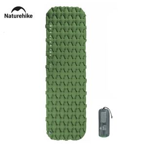 Camping Air Madrass Ultralight Waterproof Nylon Uppblåsbar kudde utomhus bärbar sovande säng vandring Picknickmattor 240408