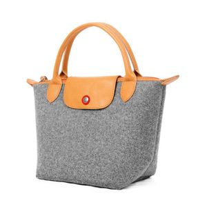 Högkvalitativ marknadsföring Hand Made Polyester Feel Shopping Tote Bag Selling Wholesale