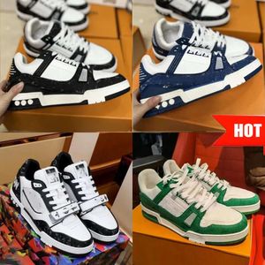 Nowe wysokiej jakości damskie i męskie designerskie trampki Sneakerse Sneakers w stylu preppy w stylu para koronkowa rekreacja na świeżym powietrzu codzienna strój biały gree czerwony rozmiar EUR 35-45