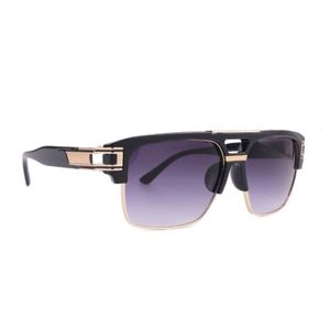 Sunglasses Square frame blue flat glasses Dita Tita men039s and women039s sunglasses 971236626277