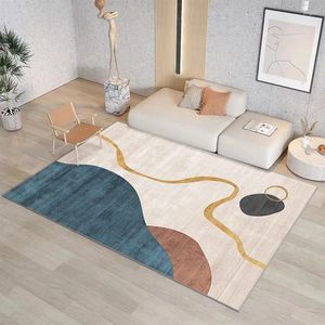 Carpets Nordic Geometric Carpet Home Living Room Sofa Coffee Table Cushion Bedroom Study High-end Luxurious And Simple Large