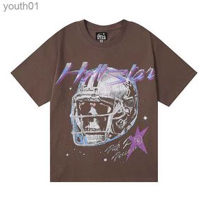 メンズカジュアルシャツ24メンズTシャツヘルスターシャツデザイナーシャツファッショナブルなクラシックピュアコットンレタープリントカップルストリート服ヨーロッパサイズs-xl