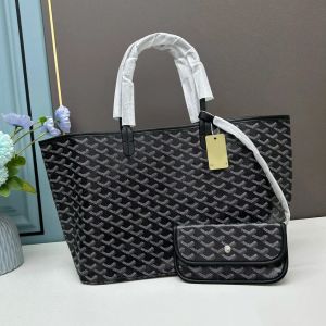 Tote Goyyard Designer Bags Luxury Handbags Large Capacity Shopping Leather Plaid Double Letter Shoulder Bag Woman High Capacity Original Pat #234