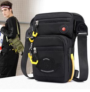 Midjeväska packar män fanny pack mode rese påse hink axelväska handväska ryggsäckar midjepacks 2 färger i lager US1418494
