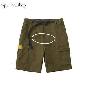 Cortezs Men's Shorts Mens Cargo Shorts Summer Cropped Pants Streetwears Clothing Quick Drying Multi Pocket Skateboarding Demon Printed Sweatpants 98 528