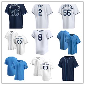 Tampa Aaron Civale Zach Eflin Pete Fairbanks Jason Adam Ryan Pepiot Tyler Alexan Der Josh Lowe Junior Caminero Randy Arozarena Yandy Diaz Bay Rays Jersey