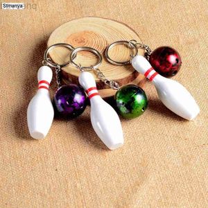 Keychains Lanyards Design Cool Luxus Sport Schlüsselanhänger Schlüsselkettenauto Key Ring Bowlingkette Farbanhänger für Mann Frauen Geschenk Großhandel 17164 D240417