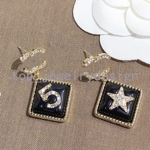 Diamond Pearl Letter Ohrringe Designer Studs Charme Frauen Ohrringe Edelstahl 925 Silber Design Ohrring Pearl Ohrring Hochzeitsfeier Geschenk Schmuck Zubehör Accessoire