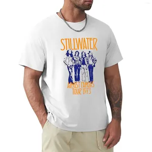 Polos masculinos Stillwater quase famosa camiseta animal príncipe garotos roupas antigas gráficos de grandes dimensões de camisa de tamanho grande