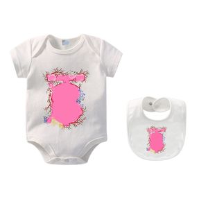 Bebek Erkek Romper Toddler Çocuk Yaz Giysileri Kızlar Lüks Tulumlar Tasarımcılar Bebek Onesie Giyim Yeni doğan Çocuklar İçin Günlük Çocuk Pijamaları CXD2404177-6