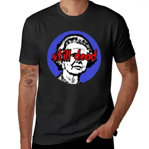 Herren-Tanktops Margaret Thatcher noch tote T-Shirt Kurzes grafisches T-Shirt-Baumwolle